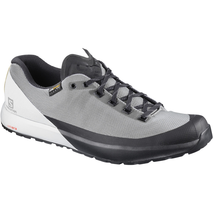 Salomon ACRO Zapatillas De Running Mujer - Blancas / Gris / Negras - Colombia (97304-KAGZ)